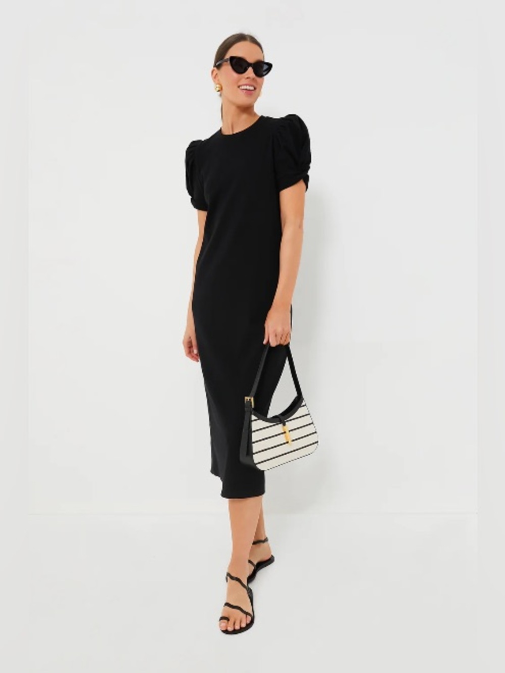 NWT | Pomander Place x Tuckernuck | Black Short Sleeve Vesty Dress - Size XXL